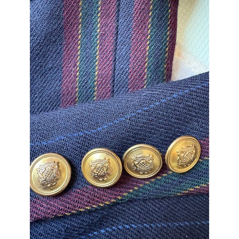 Vintage Ralph Lauren Wool Crest Blazer Made in USA Size 4 - Picture 5 of 9